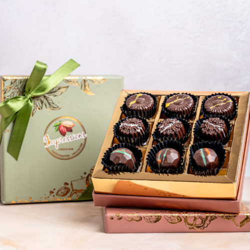 Sage Green 9-Pack Chocolate Box