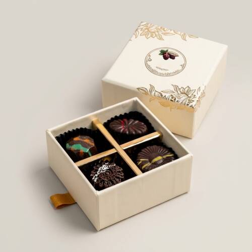 Gourmet 4-Piece Chocolate Box
