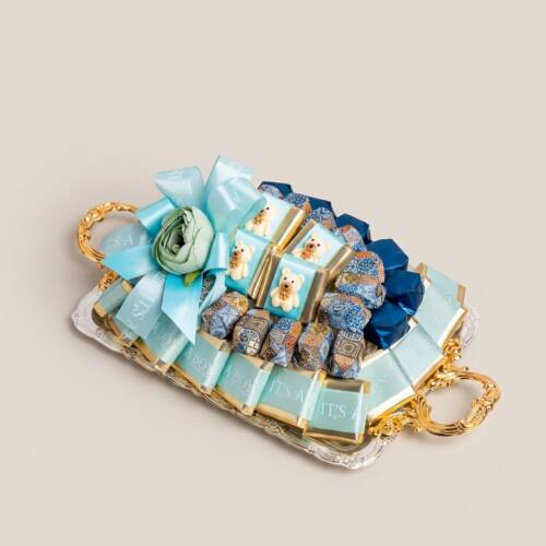 Baby Boy Chocolate Tray